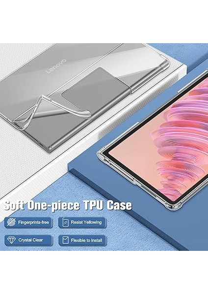 Lenovo Tab Plus (TB351FU) 11,5 Inç 2024 Tablet Için Kılıf - Şeffaf Yumuşak Tpu Kılıf, Darbeye Dayanıklı, Çizilmez Kapak, Şeffaf indirimleri