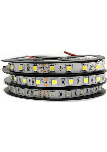 24 Volt 5050 Şerit LED Beyaz IP65 (5 Metre) fiyatları