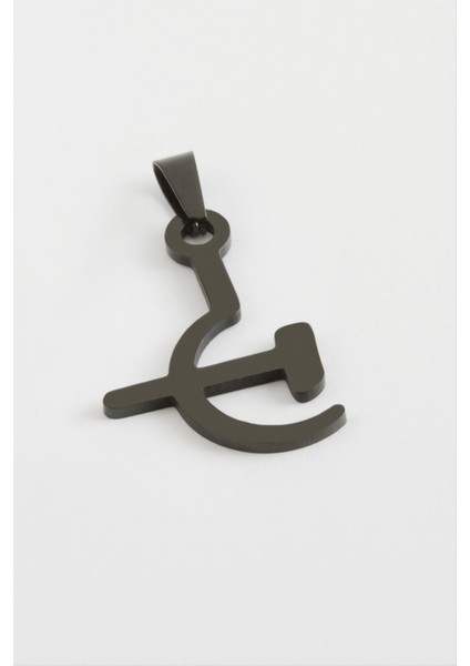 shop Ok Yay Çelik Kolye Ucu 2 Cm-Siyah