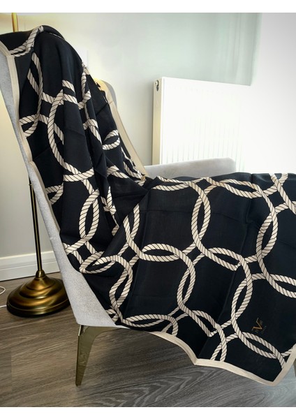 19V69 ITALIA Zincir Desen Modal Şal indirimleri