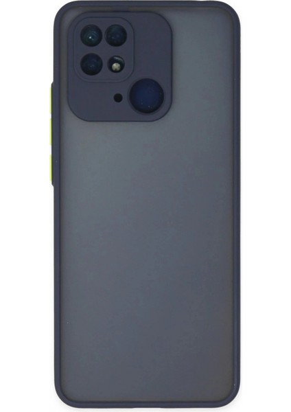 Xiaomi Redmi 10C Kılıf Montreal Silikon Kapak - Lacivert