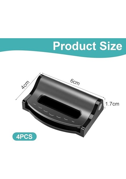 4 Adet Emniyet Kemeri Ayarlayıcı, Araç Kelepçesi, Araç Koltuğu Kemer Ayarlayıcı, Kemer Klipsi, Rahatlamak Için, Kemer Durdurucu, Klips, Araç Koltuğu Emniyet Kemeri Için fiyatları