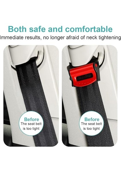 4 Adet Emniyet Kemeri Ayarlayıcı, Araç Kelepçesi, Araç Koltuğu Kemer Ayarlayıcı, Kemer Klipsi, Rahatlamak Için, Kemer Durdurucu, Klips, Araç Koltuğu Emniyet Kemeri Için modelleri