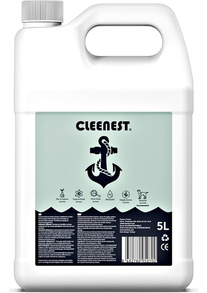 Tekne, Yat, Bot Tik Ağacı ve Yüzey Temizleyici Sprey 5 Lt.