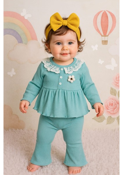 Kız Bebek Ispanyol Paça Takım