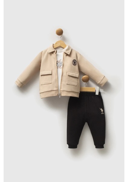 U.s. Polo Assn 3'lü Takım USB2549 Bej
