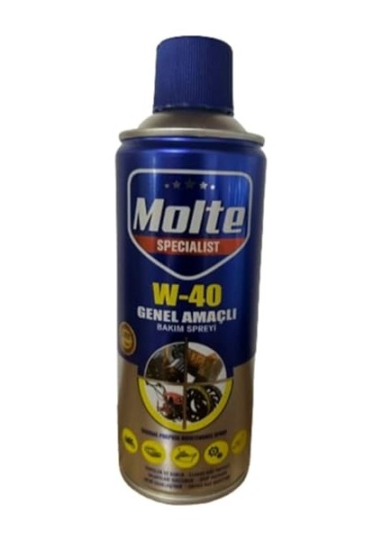 W-40 Pas Sökücü Yağlayıcı Korozyon Önleyici Koruyucu Çok Amaçlı Multi Sprey 400 ml