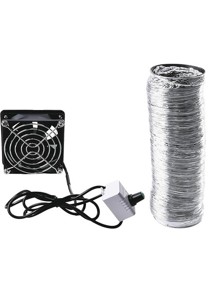 Banyo Aspiratörü USB Kanalı Egzoz Fanı - Ayarlanabilir Hız - Atölye, Mutfak, Banyo Için Duman Emici Fan Borusu Kanalı Egzoz Fanı (Fan Artı 6m Boru) indirimleri