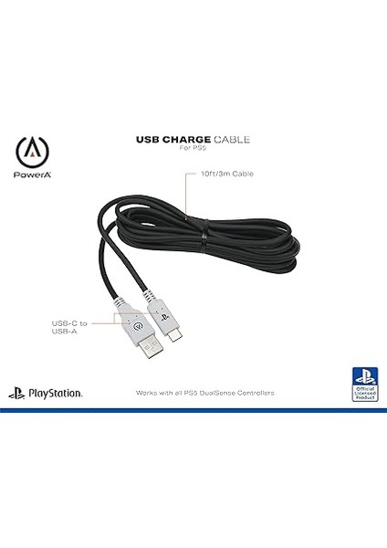 Playstation 5 Için Usb-C Kablosu, Kablo, Usb-C, Ps5, Resmi Lisanslı fiyatları