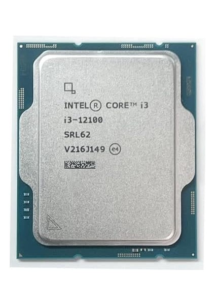 Core I3 12100 4 4.30 Ghz 12MB 1700P Tray Fansız(12.nesil)