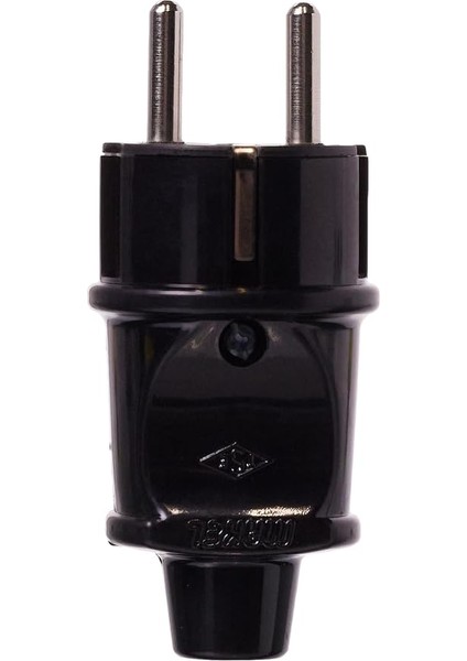 Aksesuar Topraklı Erkek Fiş Kordonsuz Siyah fırsatları