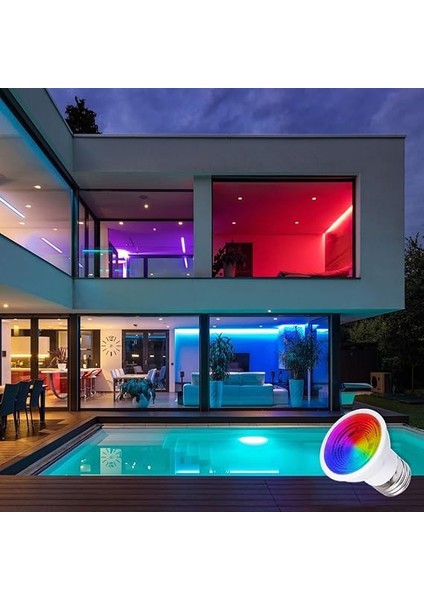 LED GU10 Renk Değiştirme Lambası, LED Noktaları Ampul Reflektör Lambası, 5W Kısılabilir Sıcak Beyaz (2700 K) Rgb 40W Halojen Ampuller, (4'lü Paket) fırsatları