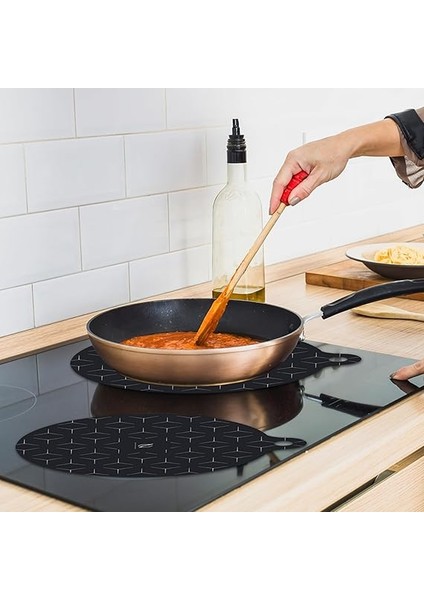 Nature™ Indüksiyon Koruma Matı, 4 Adet, Ocak Kapağı, Indüksiyon Alanı, Indüksiyon Koruması, Indüksiyon Matı, Indüksiyon Kapağı, Ocak Kapağı Plakası, 4 Adet, Siyah fiyatları