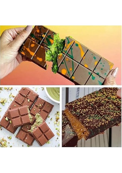 2 Adet Dubai Çikolatası Kalıbı, Büyük Boy, Silikon Bölmeli Kalıp, Bpa Free, Gıdaya Uygun, Esnek, Kolay Çıkarılabilen Çikolata Kalıbı modelleri