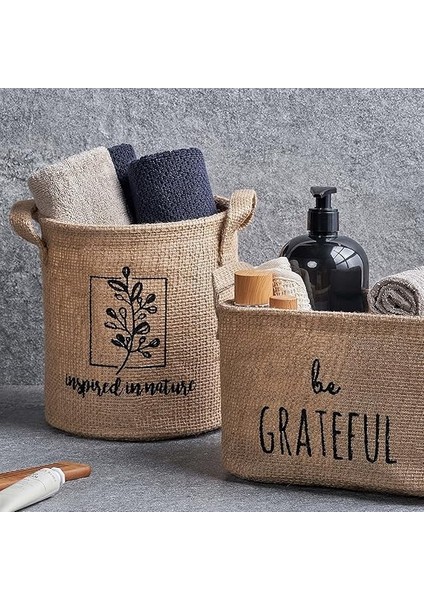 Home Textıle Inspred In Nature Jüt Sepet 20 x 20 cm fırsatları
