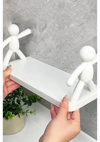 2'li Banyo Mutfak Organizer, Şampuan Kozmetik Baharat Kavanozu Düzenleyici, Yapışkanlı Raf Çöp Adam fiyatları