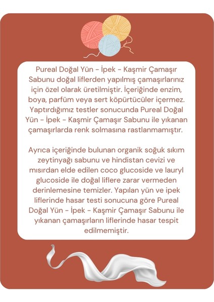 Doğal Yün, Ipek ve Kaşmir Çamaşır Deterjanı - Lavanta ve Sedir Uçucu Yağlı fiyatları