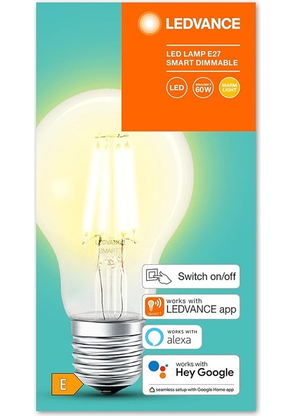 LED Filamant Lamba, 7 W, 806 Lümen, Bluetooth Kontrol fırsatları