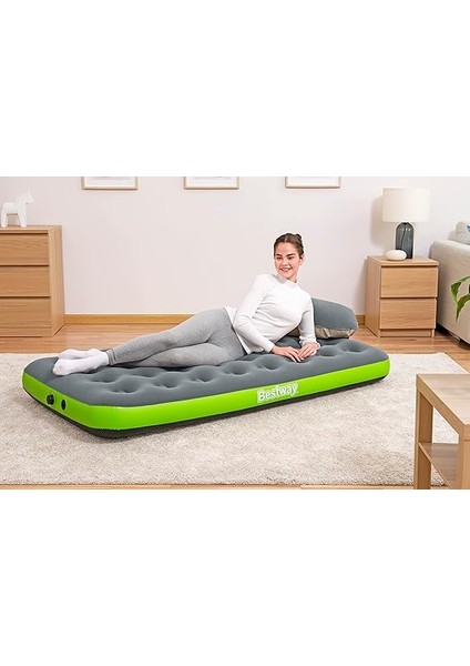 Roll &amp; Relax Pompa Yastıklı Şişirilebilir Yatak, Tek Kişilik Xl/lo 188 x 99 x 22 cm fiyatları