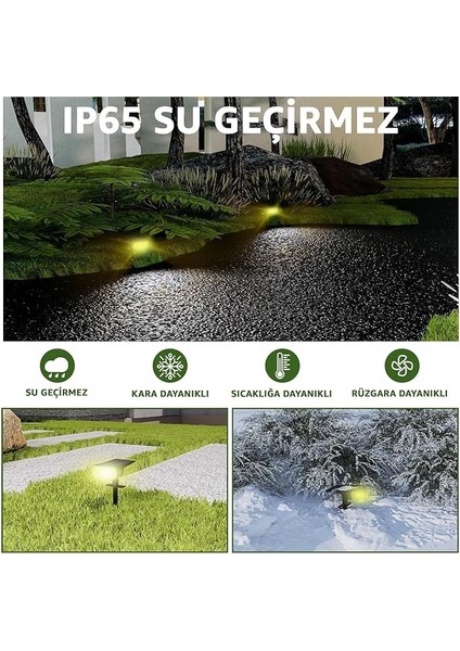 Bahçe Aydınlatması 10 Ledli Duvar ve Yere Uyumlu Güneş Enerjili LED Işık Bahçe Işığı Gün Işığı LED Dış Mekan Aydınlatması Güneş Enerjili Projektör modelleri