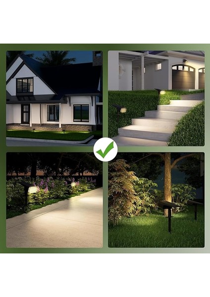 Bahçe Aydınlatması 10 Ledli Duvar ve Yere Uyumlu Güneş Enerjili LED Işık Bahçe Işığı Gün Işığı LED Dış Mekan Aydınlatması Güneş Enerjili Projektör indirimleri