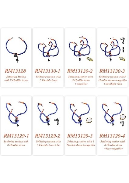 Helping Hands Lehimleme Istasyonu Masa Kelepçesi Lehimleme Istasyonu Pcb Tutucu Rc Drone Araba Modelleri Için 5 Esnek Kollu Lehimleme modelleri