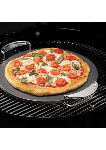 Pizza Taşı – Büyük (Ø 36 Cm), Sırlı Kordierit Barbekü Pizza Taşı, Hızlı Isınır ve Isı Yayar, Tüm Mangallar Için Uygundur (37 cm Çapındaki Kömür, Gaz, Pelet, Elektrik), Siyah (18412) modelleri