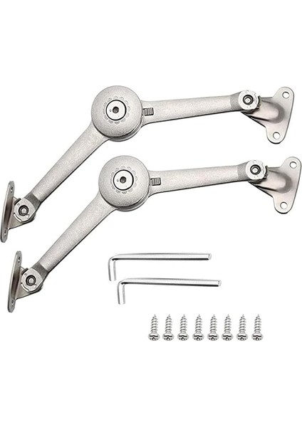 2 Adet Kapak Tutucu, Kapak Menteşesi, Softclose Kapak Destek Menteşeleri, Vidalı ve Alyan Anahtarlı Kapak Destek Menteşeleri, Mutfak Dolabı Kapısı, Dolap Kapısı, Ahşap Saklama Kutuları Için