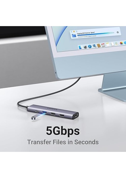 USB C Hub, Pd 100W, 4K Hdmı, MacBook Pro/air, iPad Pro/air, Surface Pro/go, Galaxy Tab, Galaxy S23/S22 Vb. ile Uyumlu USB A 3.0. fırsatları