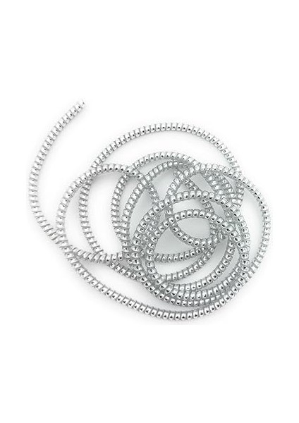 Şarj Aleti Kablosu Kablo Kordon Koruyucu Spiral Sarma Kılıf Koruma (Gümüş) fiyatları