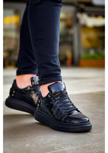 KB047 Kuback Kömür Crocodile Günlük Erkek Ayakkabı modelleri