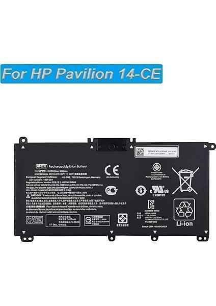 Yedek Pil HT03XL Hp Pavilion 14-Ce 14-Cf 15-Cs 15-Da HSTNN-DB8R Battery ile Uyumlu fiyatları