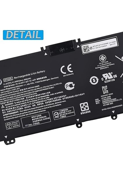 Yedek Pil HT03XL Hp Pavilion 14-Ce 14-Cf 15-Cs 15-Da HSTNN-DB8R Battery ile Uyumlu fırsatları