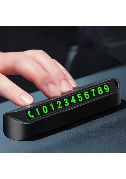 Pratik Fosforlu Telefon Numarası Yamzak Için Araç Içi Oto Numaratör Numaralık