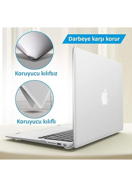 CMPT-156W 15" Macbook Pro A1707 A1990 Beyaz Kılıf Koruyucu Kapak (2016-2017-2018-2019 Üretim) fırsatları