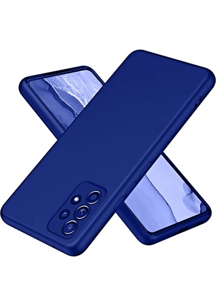 Resveq Newface Samsung Galaxy A32 Kılıf First Silikon - Lacivert