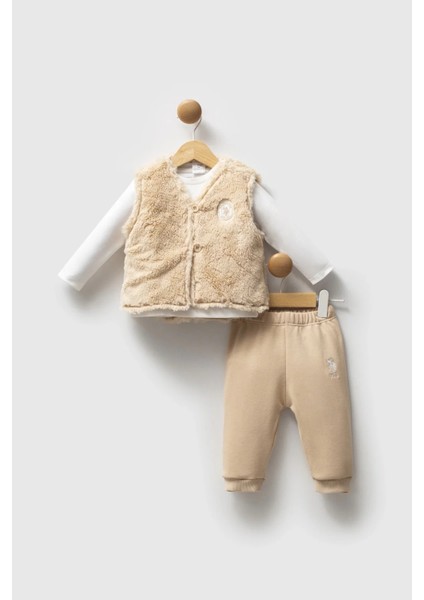 U.s. Polo Assn 3'lü Takım USB2779 Bej