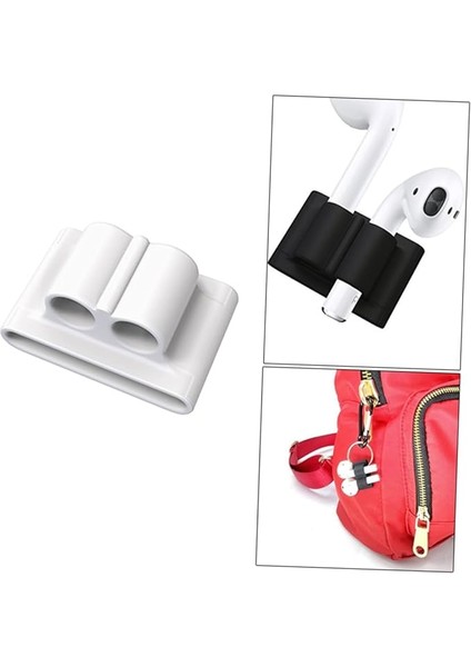 Kulaklık Tutucu Için Kulp Silikon Kulaklık Tutucu Için Tutucu Kulaklık Kutusu Kulaklık Standı Için Kulaklık Tutucu Üç Nesil Beyaz Toka