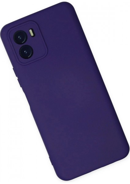 Vivo Y15S Kılıf Nano içi Kadife Silikon - Mor fiyatları