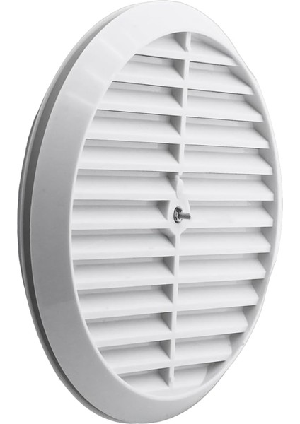 Havalandırma Yuvarlak Mutfak Cam Menfezi Siyah 18 cm Hava Akış Kanalı Güvenlik Gaz Kaçağı