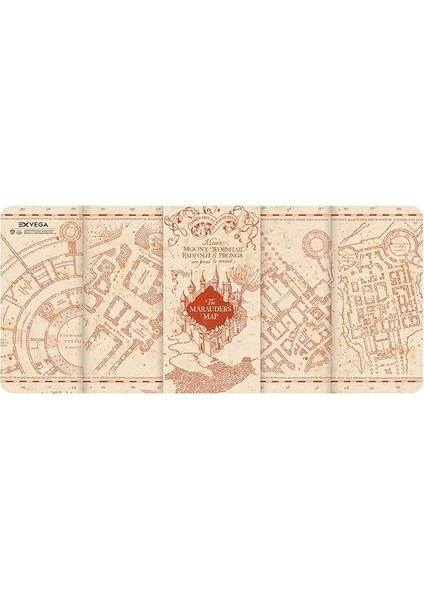 90X40 cm Mousepad (Harry Potter Marauders Map)