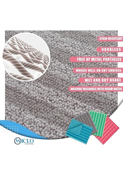 Cleanıng | Mikrofiber Mutfak &amp; Banyo Zor Kir Bezi 4’lü Paket modelleri