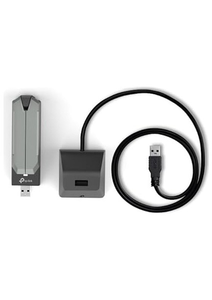 Archer TBE400UH - Wi-Fi 7 Yüksek Çekim Güçlü Wi-Fi USB Adaptör, BE6500 Mbps, Tri-Band, USB 3.0, Çoklu Bağlantı Işlemi, Geniş Menzil, Online Oyun Için Ideal, Mu-Mımo ve Ofdma Destekli modelleri