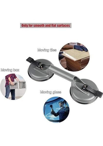 2 x Vantuzlu Kaldırıcı, 118 Mm, Vantuz, Fayans, Cam Kaldırıcı, 2 Vakum Hazneli, Taşıma Kapasitesi, 100 Kg, Vakumlu Kaldırıcı, Cam, Pencere, Fayans, Taş Plakalar Için fiyatları