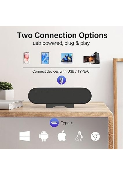 Pc Için USB Hoparlör, Masaüstü Bilgisayar Hoparlörleri, Monitör Hoparlörleri, Mini Pc Soundbar, Dizüstü Bilgisayar Için Klipsli Tasarımlı Küçük Masa Hoparlörü, Telefon - Tak ve Çalıştır (Siyah) indirimleri