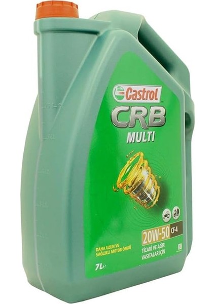 Crb Multi 20W/50 Cf-4 7l Ticari ve Ağır Vasıtalar Için Motor Yağı fiyatları