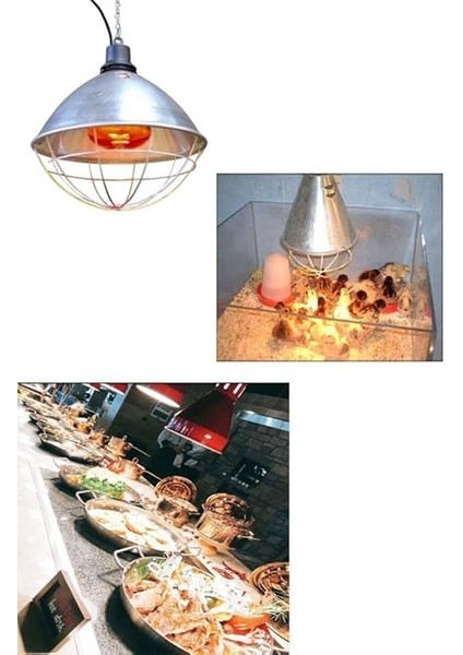 250W Infrared Kırmızı Ampul E27 Isıtıcılı Lamba Kırmızı Işık modelleri