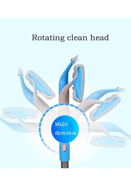 Stand Silecek, Cam Temizleme Aracı Silecek Çift Taraflı Teleskopik Çubuk Silme Pencere Artefakt Bina fırsatları