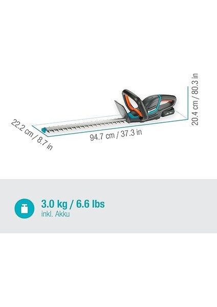Comfortcut 50/18V-P4A Pilli Çit Budama, Ergonomik Saplı, Darbe Korumalı, Daha Iyi Kullanım Için Azaltılmış Ağırlık, P4A 18V Pil Dahil (14730-20) fiyatları