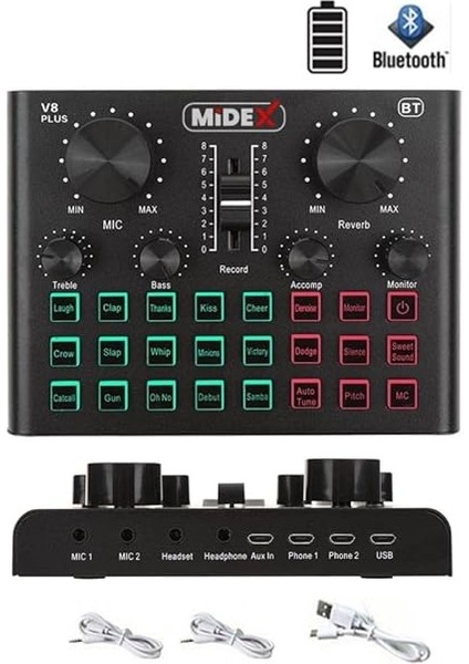 BM800 Live Head Set Efektli Ses Kartı Mikrofon Kulaklık Stand Kayıt Canlı Yayın Seti (Pc ve Telefon) fiyatları